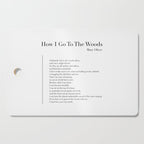 How I Go To The Woods Cutting Board Gallery Image 1