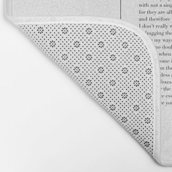 How I Go To The Woods Bath Mat Gallery Image 2