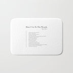 How I Go To The Woods Bath Mat Gallery Image 1
