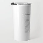 How I Go To The Woods Travel Mug Gallery Image 3