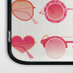 Sunglasses Collection - Pink OmbrÃ© Palette Laptop Sleeve Gallery Image 3