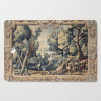 Antique 17th Century Verdure Bird Forest French Tapestry Cutting Board Gallery Image 1