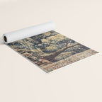 Antique 17th Century Verdure Bird Forest French Tapestry Yoga Mat Gallery Image 2