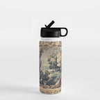 Antique 17th Century Verdure Bird Forest French Tapestry Water Bottle Gallery Image 1