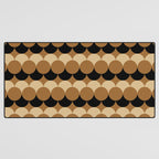 Retro Circular Pattern XXVII Desk Mat Gallery Image 3
