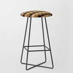 Retro Circular Pattern XXVII Stool Gallery Image 1