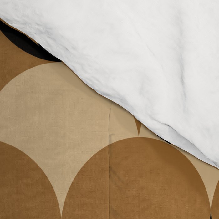 Retro Circular Pattern XXVII Comforter Gallery Image 4