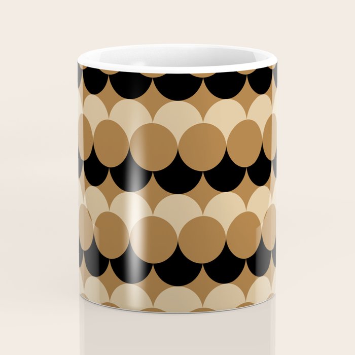 Retro Circular Pattern XXVII Coffee Mug Gallery Image 4