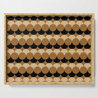Retro Circular Pattern XXVII Serving Tray Gallery Image 1