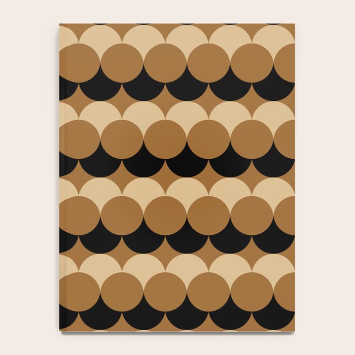 Retro Circular Pattern XXVII Notebook Gallery Image 4