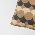 Retro Circular Pattern XXVII Pillow Sham Gallery Image 4