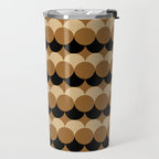 Retro Circular Pattern XXVII Travel Mug Gallery Image 2