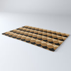 Retro Circular Pattern XXVII Rug Gallery Image 3