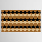 Retro Circular Pattern XXVII Tablecloth Gallery Image 2