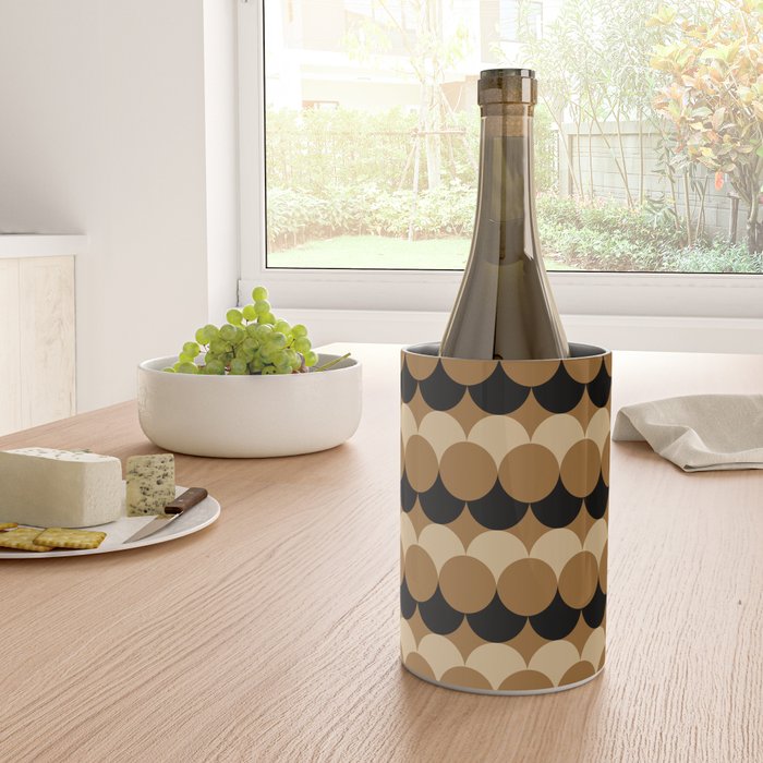 Retro Circular Pattern XXVII Wine Chiller Gallery Image 4