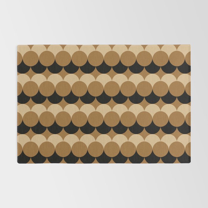Retro Circular Pattern XXVII Rug Gallery Image 2