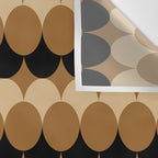 Retro Circular Pattern XXVII Wall Tapestry Gallery Image 3