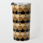 Retro Circular Pattern XXVII Travel Mug Gallery Image 3