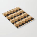 Retro Circular Pattern XXVII Notebook Gallery Image 2