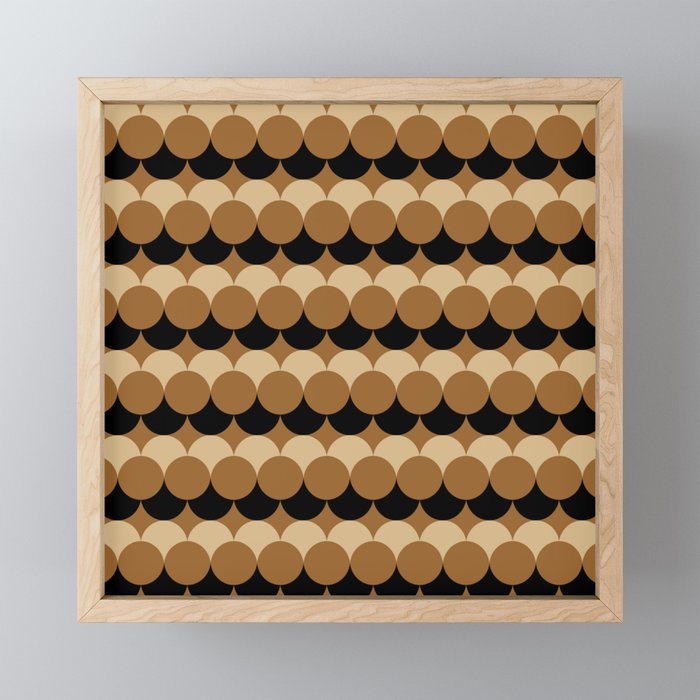 Retro Circular Pattern XXVII Mini Art Print Gallery Image 1