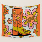 Capricorn Groovy Boot Wall Tapestry Gallery Image 4