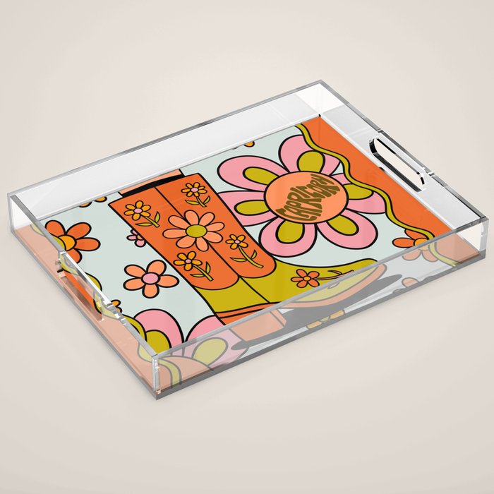 Capricorn Groovy Boot Acrylic Tray Gallery Image 1