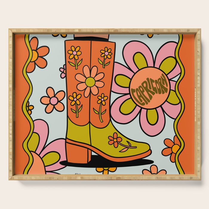Capricorn Groovy Boot Serving Tray Gallery Image 1