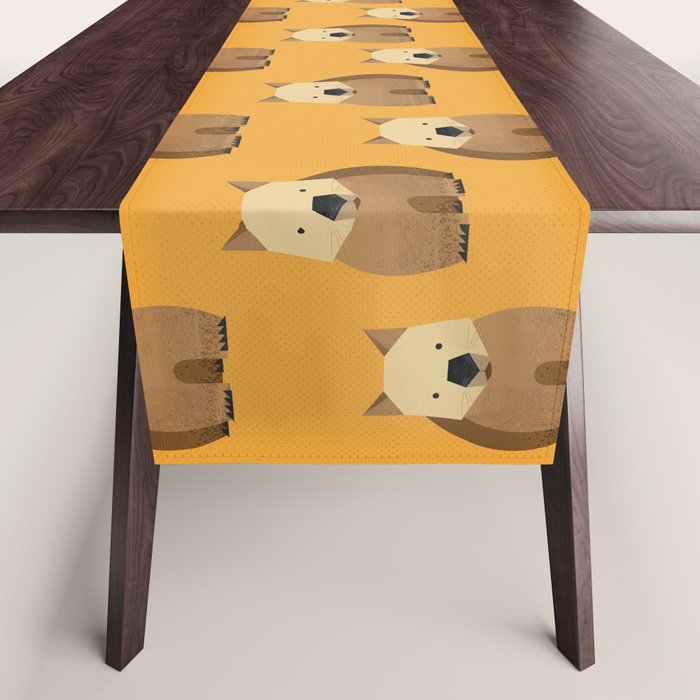 Whimsy Wombat Table Runner Gallery Image 1