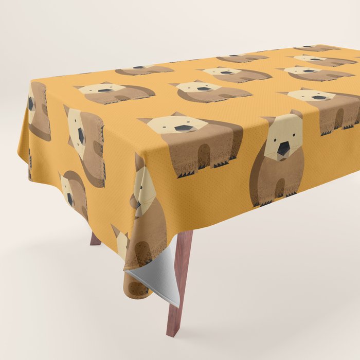 Whimsy Wombat Tablecloth Gallery Image 1