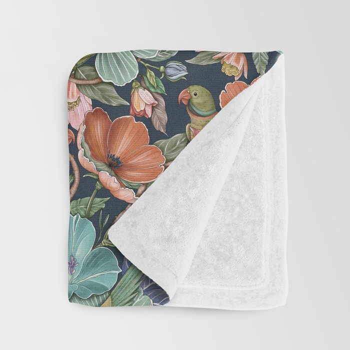 Birdsong Garden Delight Throw Blanket Gallery Image 3