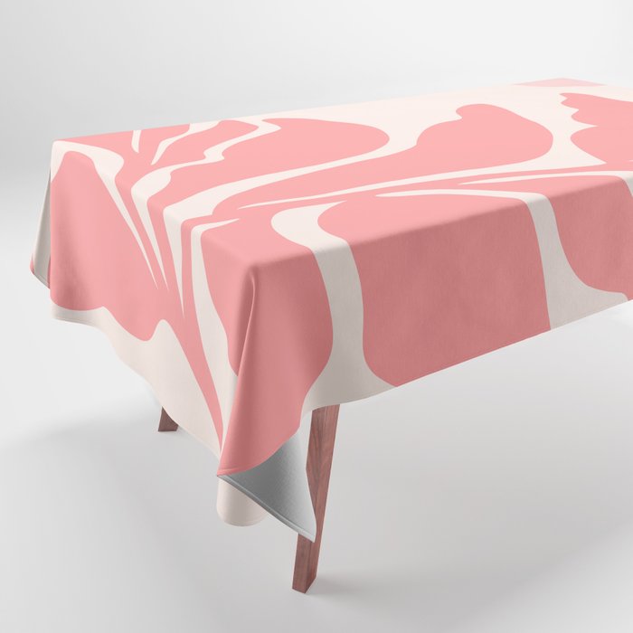 Pink Plant Abstract Landscape Tablecloth Gallery Image 1