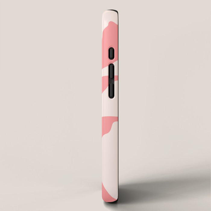 Pink Plant Abstract Landscape iPhone Case Gallery Image 2