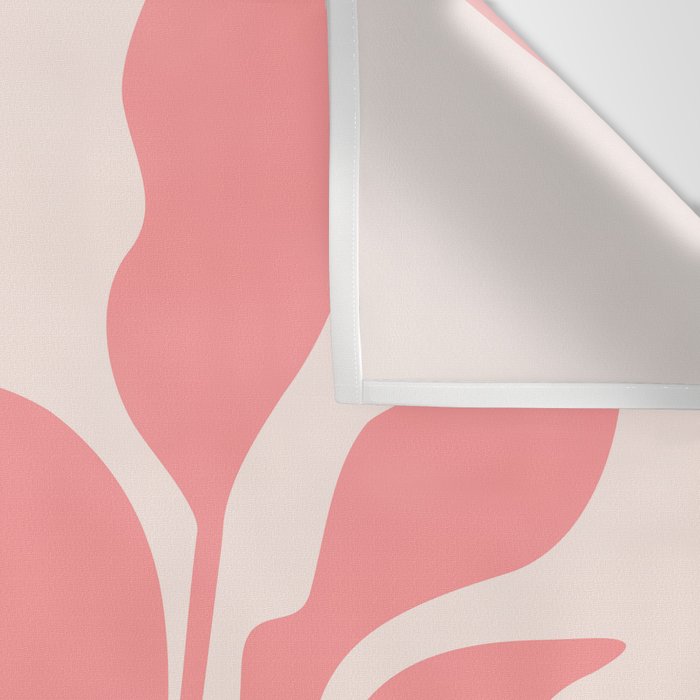 Pink Plant Abstract Landscape Wall Tapestry Gallery Image 3