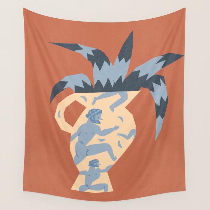 Attic athletes Wall Tapestry Gallery Image 4