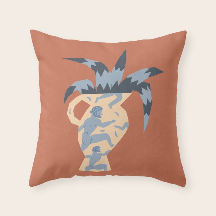 Attic athletes Throw Pillow Gallery Image 6