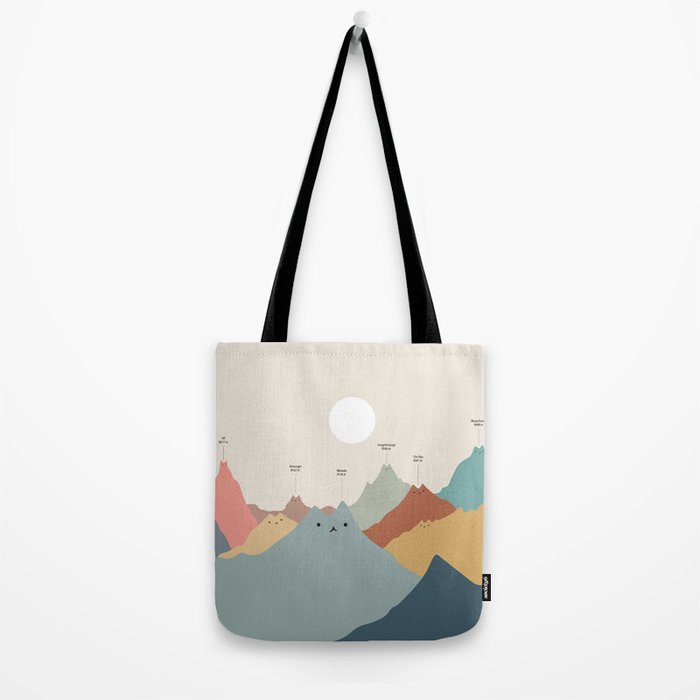 Cat Landscape 115: Himeowlaya Tote Bag Gallery Image 2