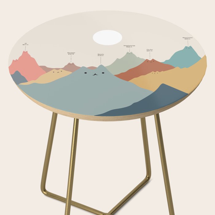 Cat Landscape 115: Himeowlaya Side Table Gallery Image 2