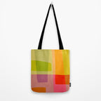Mid-Century Modern Abstract Shapes II Tote Bag Gallery Image 2