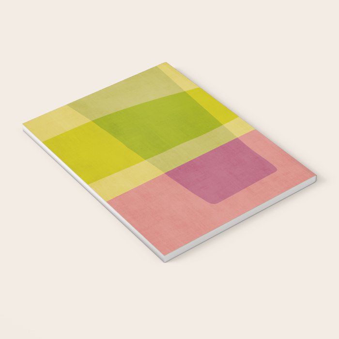 Mid-Century Modern Abstract Shapes II Notebook Gallery Image 3