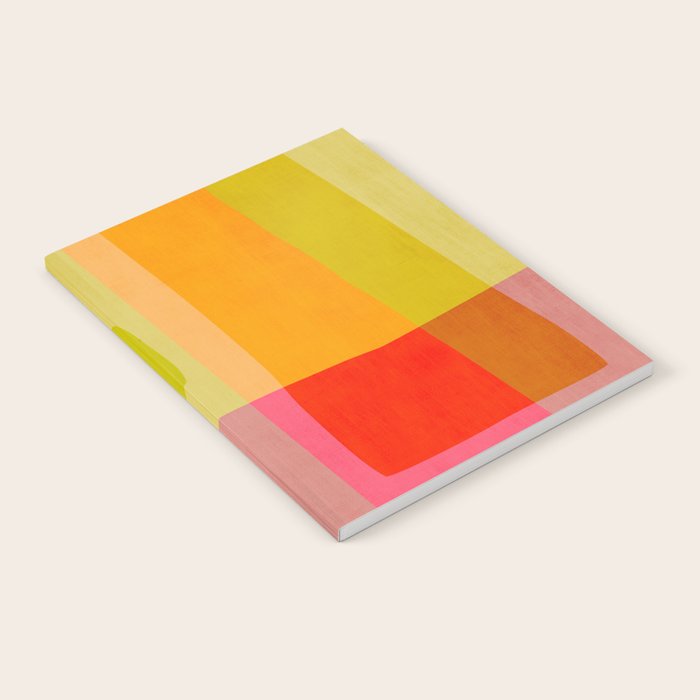 Mid-Century Modern Abstract Shapes II Notebook Gallery Image 1