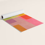 Mid-Century Modern Abstract Shapes II Yoga Mat Gallery Image 2
