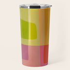 Mid-Century Modern Abstract Shapes II Travel Mug Gallery Image 1