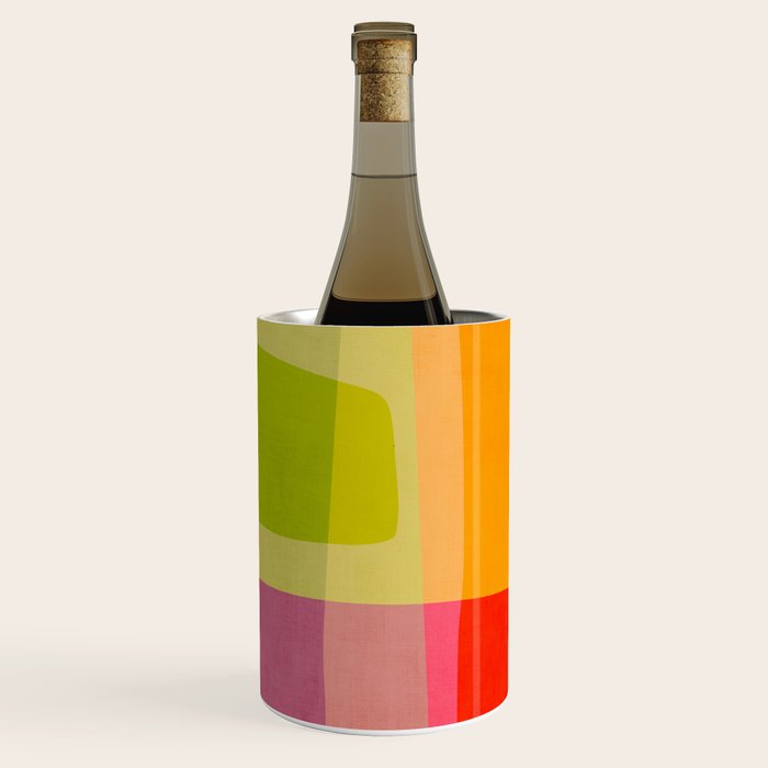 Mid-Century Modern Abstract Shapes II Wine Chiller Gallery Image 1
