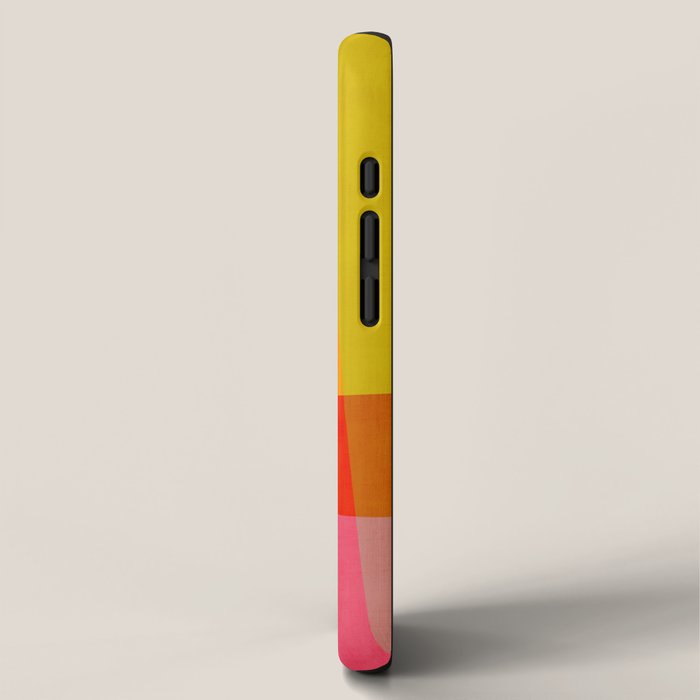 Mid-Century Modern Abstract Shapes II iPhone Case Gallery Image 2