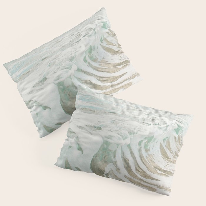 Sea Foam Pillow Sham Gallery Image 1