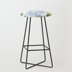 Blue Hydrangea Flowers Stool Gallery Image 1