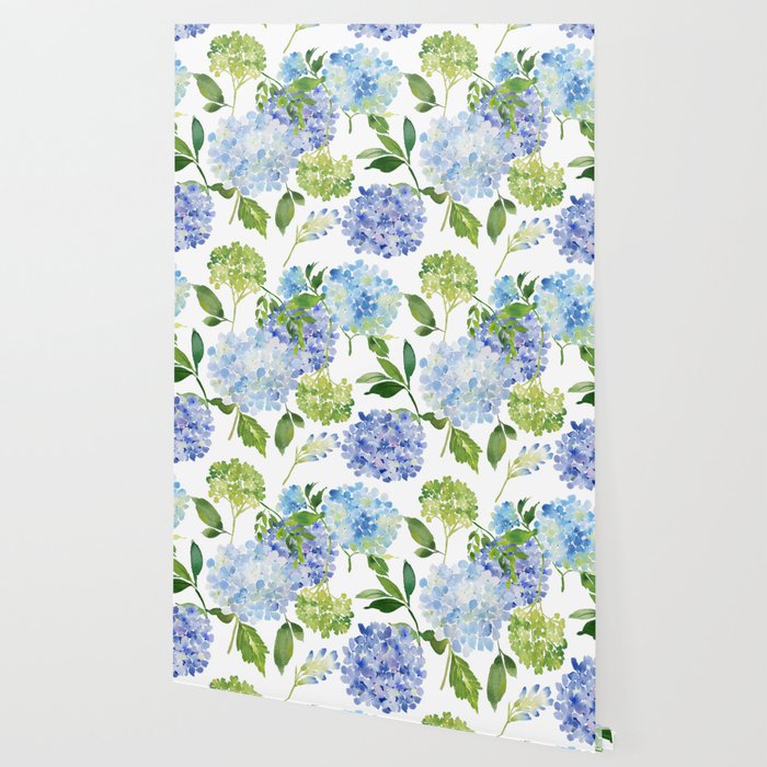 Blue Hydrangea Flowers Wallpaper Gallery Image 2