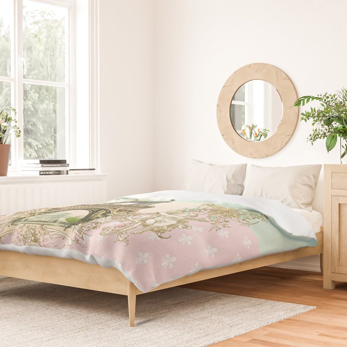 Bonjour Paris Duvet Cover Gallery Image 2