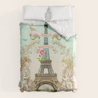 Bonjour Paris Duvet Cover Gallery Image 6