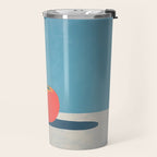 Bold Tomato on Blue Travel Mug Gallery Image 2